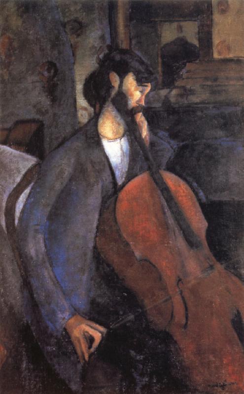 Amedeo Modigliani The Cellist